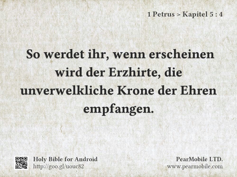 1 Petrus, Kapitel 5:4